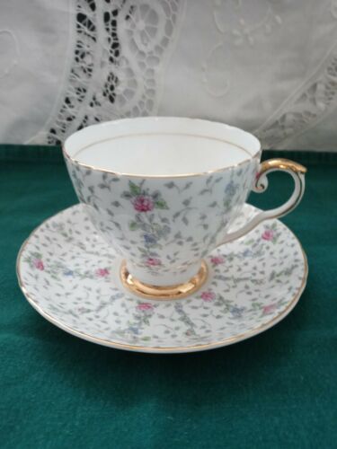 Vintg A.B.J.CUP & SAUCER ROYAL GRAFTON CHINA, MADE IN ENGLAND 