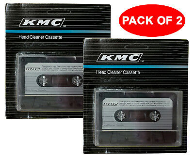 LOT OF 2 NEW AUDIO TAPE DRY HEAD CLEANER KIT DECK HOME CAR CASSETTE PLAYER
