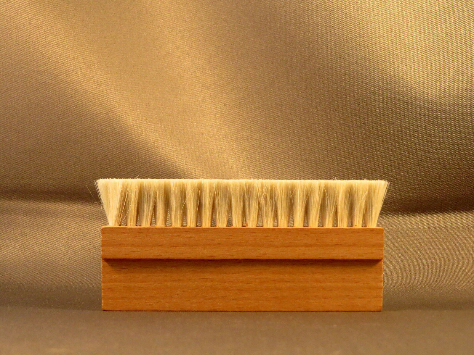 Wooden Anti Static Goat Goat's Hair Record Brush Deep Cleaner Clean Vinyl