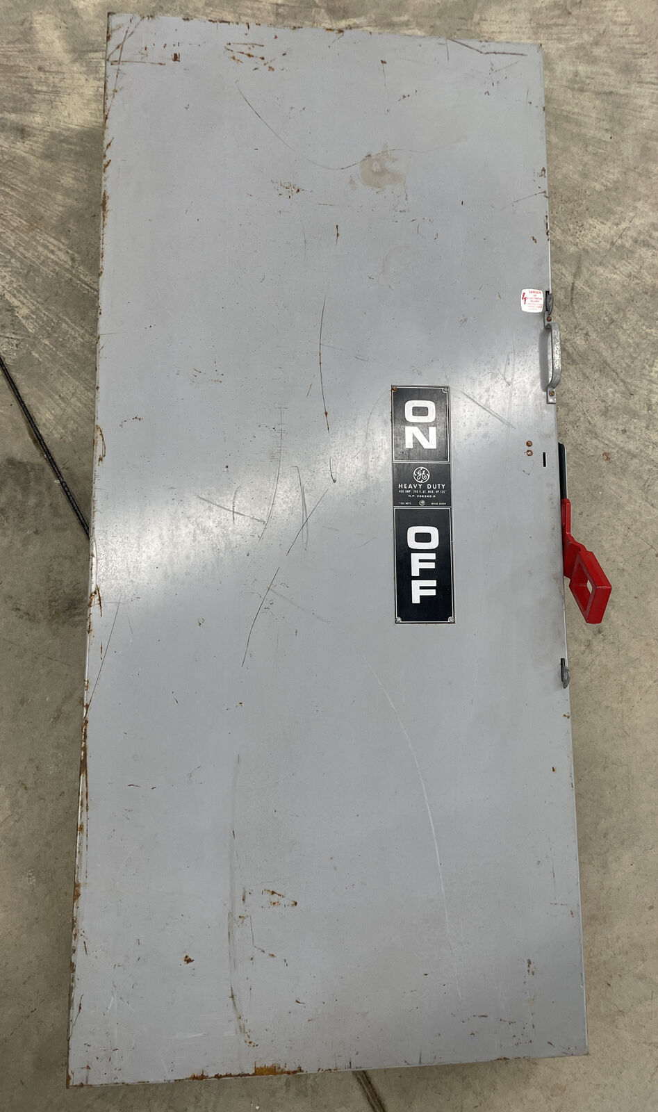 3 Phase 400a 400 Amp 240v Fused Disconnect Safety Switch Ge With Neutral Bar