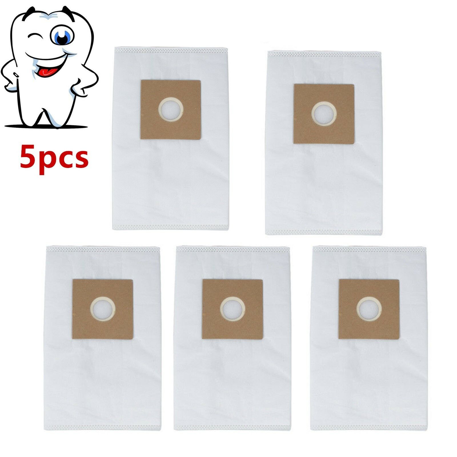 5PCS Filter Dust Cotton Bags For Dental Lab Dust Collector Vacuum Cleaner New
